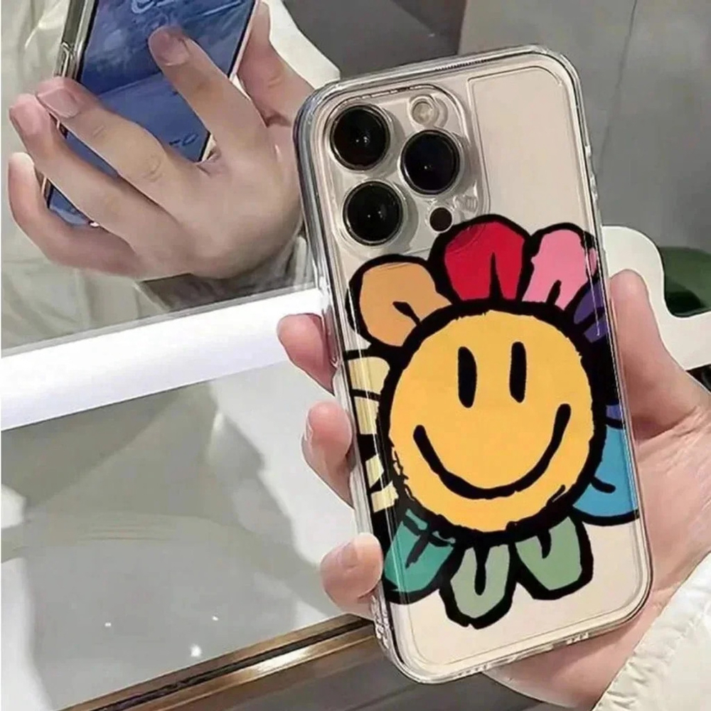 ⚠️Clearance iPhone 15/Pro/Pro Max Sun Flower Colorful Phone Case SAU - Picture 6 of 6